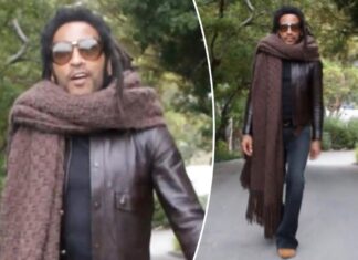 Lenny Kravitz’s huge fall scarf goes viral on TikTok