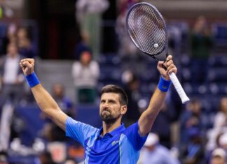 Novak Djokovic rallies from two sets down to advance at US Open