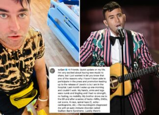 Indie folk singer Sufjan Stevens reveals he has Guillain-Barré Syndrome, learning how to walk again