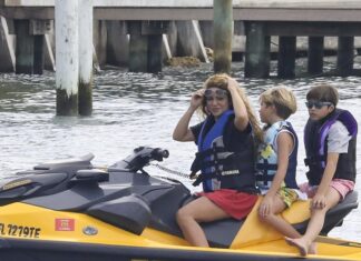 Shakira Goes Jet Skiing with Kids in Miami for Labor Day
