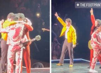 Joe Jonas Hugs Brothers Onstage Amid Divorce from Sophie Turner