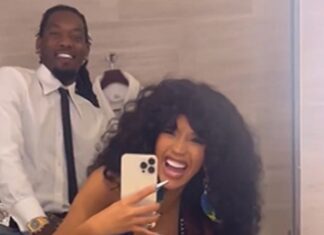 Cardi B Shares Raunchy Clip From VMAs, Pretends to Bang Offset in Bathroom