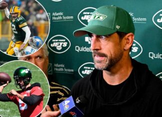 Aaron Rodgers is ‘working my ass off’ to be better with Jets