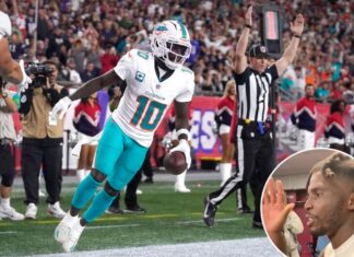 Dolphins’ Tyreek Hill has a problem with ‘nasty’ Patriots fans