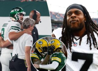 Raiders’ Davante Adams says Aaron Rodgers’ injury is ‘horrible’