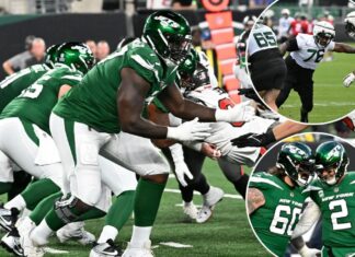 Jets’ offensive line is locked down, ready to protect Aaron Rodgers