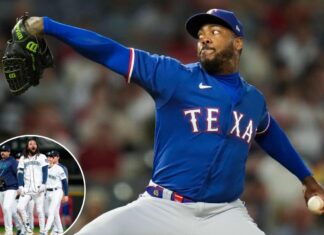 Ex-Yankee Aroldis Chapman blows Rangers’ chance to clinch with 8 horrible pitches