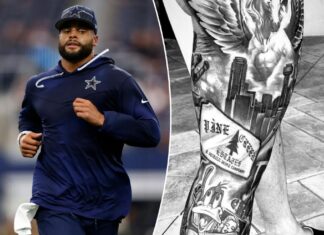 Cowboys’ Dak Prescott sedated 11 hours for huge leg tattoo