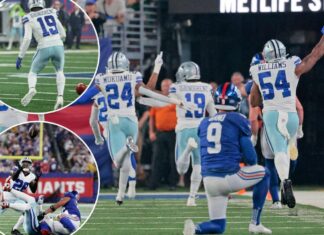 Giants nightmare first quarter leads to big deficit vs. Cowboys