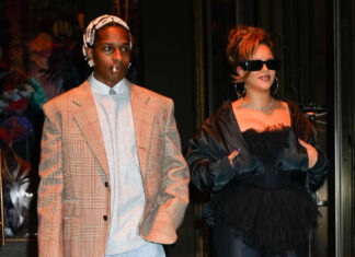 Rihanna Stuns In All-Black Ensemble For Date Night With A$AP Rocky