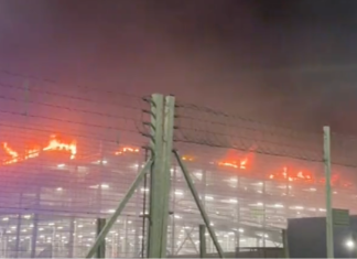 London Airport Garage Engulfed in Flames, Flights Canceled