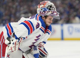 Rangers’ Igor Shesterkin among fastest goalies to 100 wins