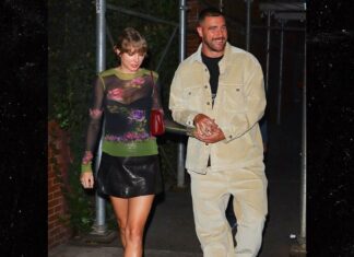 Taylor Swift and Travis Kelce Are Very Hands-On for Second NYC Date Night