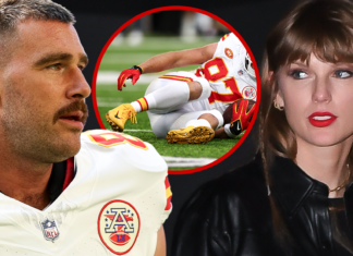 Football Fans Dub Travis Kelce's Injury 'Taylor Swift Curse' After She Misses Game