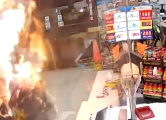 New Video Shows Shoplifter Setting Clerk on Fire During Violent Struggle