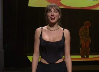Taylor Swift Introduces Ice Spice on SNL, Crowd Goes Wild