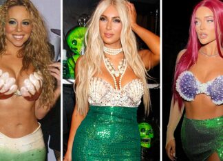 Celebrity Mermaid Costumes Through The Years