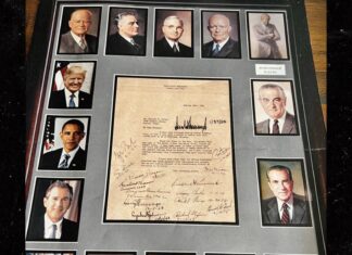 Letter Signed by 14 Presidents Up For Sale, Set Guinness World Record