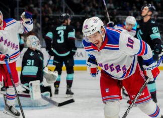 Rangers’ second line puts on show in win over Kraken
