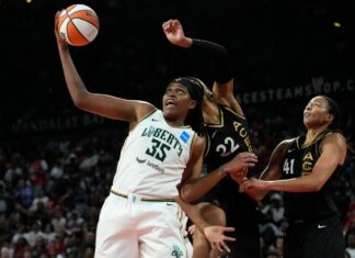 Liberty hammered by Aces to fall into 2-0 hole in WNBA Finals