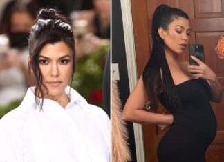 Kourtney Kardashian slams critics of her getting pregnant at age 44