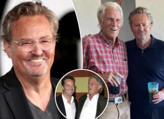 Matthew Perry shares rare photo with dad, John Bennett Perry