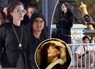 Angelina Jolie’s sons Maddox and Pax spotted on Callas biopic set