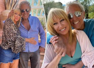 Suzanne Somers’ husband posts tribute 1 day after her death