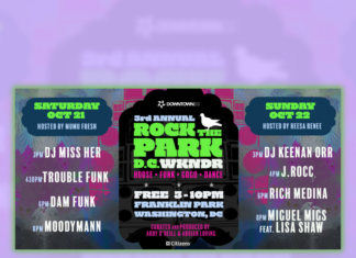 Rock the Park DC WKNDR returns with Moodymann, Rich Medina, Miguel Migs & More!