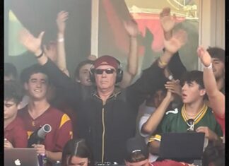 Will Ferrell DJs At USC Frat House Before Big Arizona Win