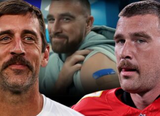 Aaron Rodgers Takes Shot At Travis Kelce, 'Mr. Pfizer'