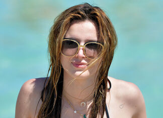 Bella Thorne Rocks Purple Bikini and Skirt for Her Birthday: Video – Hollywood Life