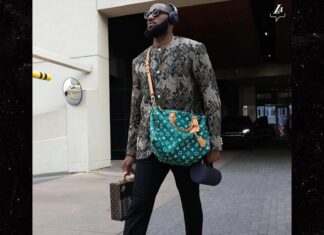 LeBron James Rocks $28K Louis Vuitton Outfit For NBA Season Opener