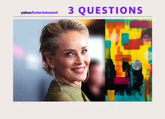 Sharon Stone interview about her paintings