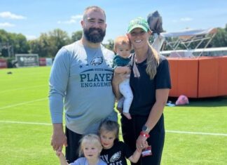 Jason & Kylie Kelce's Cute Family Pics Prove They're the Perfect Team