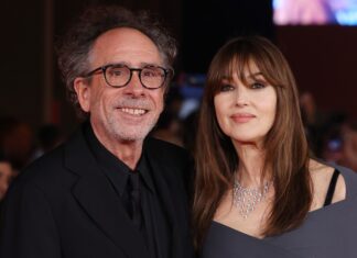 Tim Burton and Girlfriend Monica Bellucci Make Their Red Carpet Debut