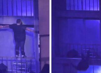 Rod Wave Jumps From Railing, Crashes Through Stage Back First