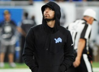Eminem’s Daughter Hailie Attends Detroit Lions Football Game, Approves of Taylor Swift’s ‘Seemingly Ranch’ Dip