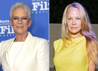 Jamie Lee Curtis Praises Makeup-Free Pamela Anderson at PFW