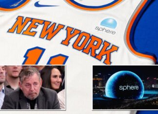 Knicks to wear patch from owner James Dolan’s Sphere arena