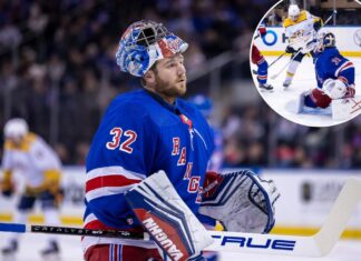 Jonathan Quick’s Rangers debut a bright spot after replacing Igor Shesterkin