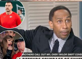 NFL’s Taylor Swift obsession is Travis Kelce’s fault: Stephen A. Smith