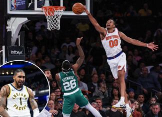 Knicks’ Jacob Toppin takes one of two remaining two-way contract spots