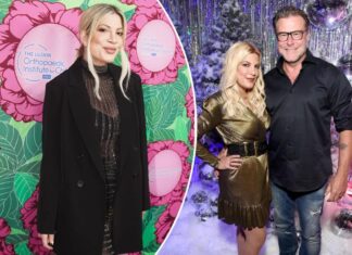 Tori Spelling reacts as ex Dean McDermott cozies up to Lily Calo
