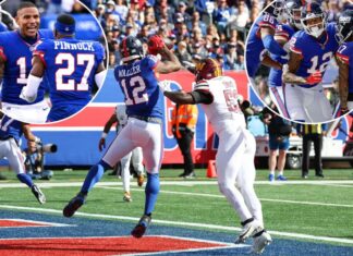 Darren Waller’s breakout a fitting way to end Giants’ TD drought