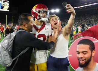 USC’s Caleb Williams fires back at Notre Dame ‘nails’ troll
