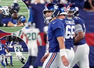 Giants dominated by Seahawks in embarrassing MNF loss