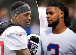 Giants’ Jason Pinnock can’t wait to embrace pal Damar Hamlin