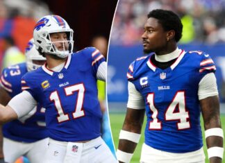 Bills’ Josh Allen rips critics of Stefon Diggs after sideline meltdown