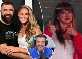 Travis Kelce’s sister-in-law Kylie Kelce weighs in on Taylor Swift fan theory